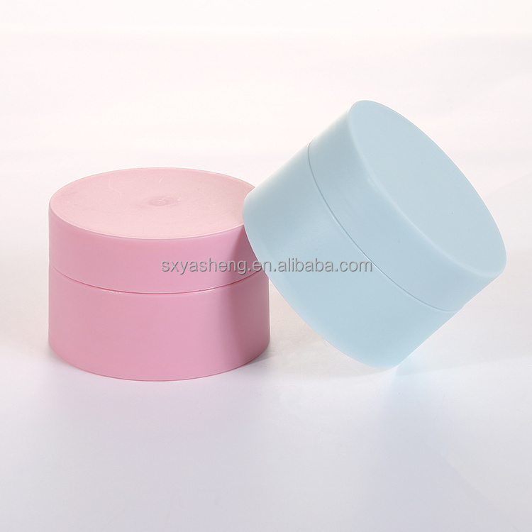 5g 10g 20g 30g 50g Facial Cream Plastic Jar Black Blue Pink White Sugar Scrub Container Body Face Lip Scrub Containers