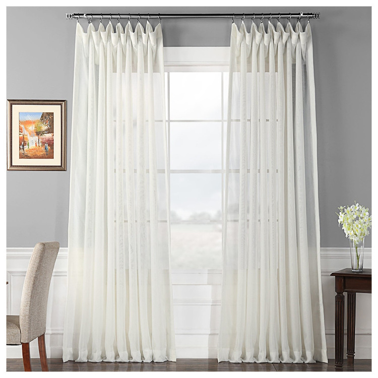 2023 New Design Modern Voile Turkish Sheer Window Curtain Living Room Upholstery Fabric