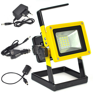 Good quality portable led rechargeable worklight cordless spotlight 10W 20W 30W 50W 100W