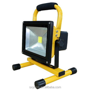 Rechargeable led floodlight for night work, IP65 portable led flood light 30w