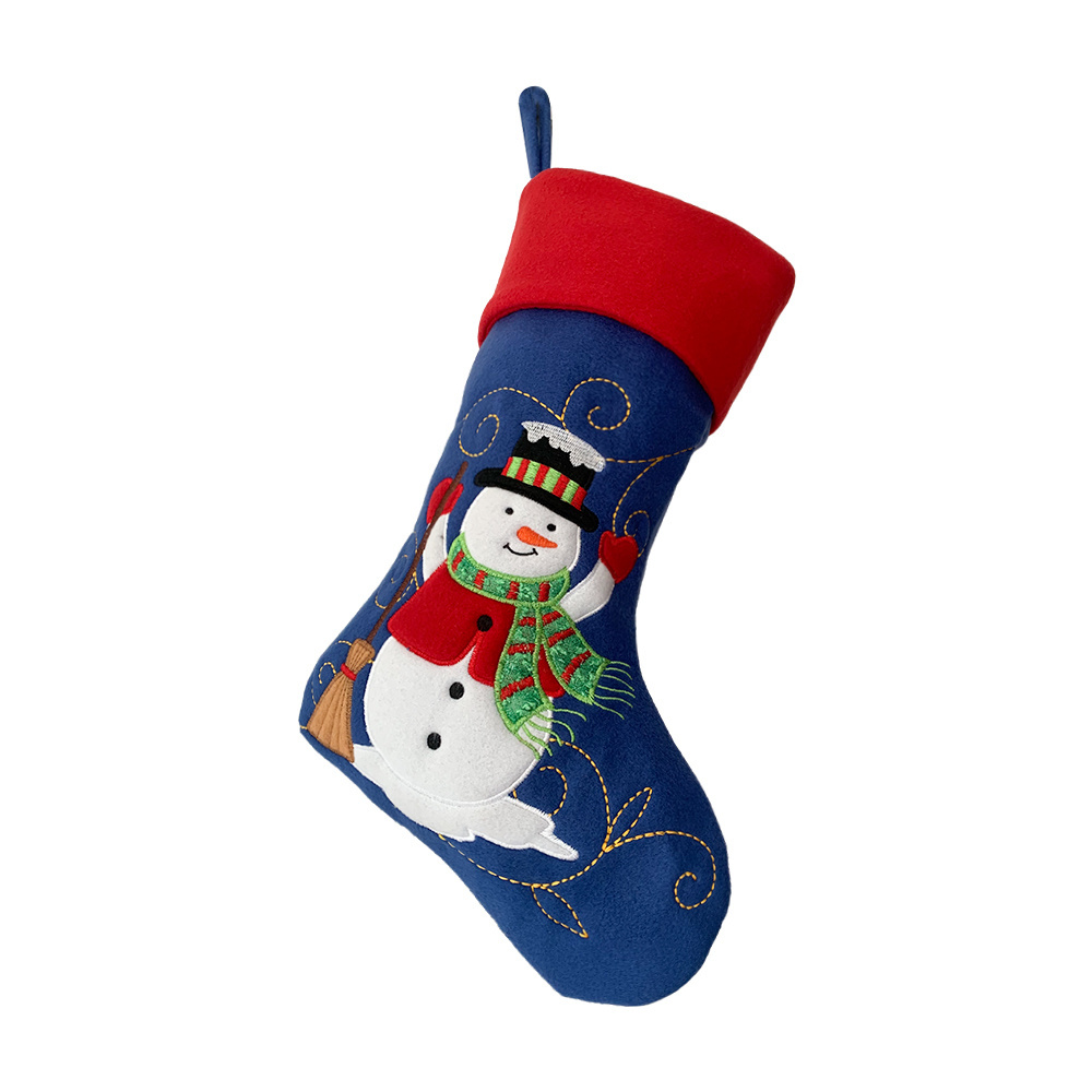 Customized Best-Selling Christmas Decorative Stockings Christmas Fireplace Gifts Hanging Stocking Bags Home Party Decorations