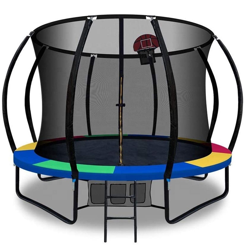 Yijian 12FT trampoline outdoor with safety net for children jumping