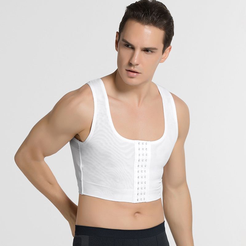 Men's body shaping clothing corset vest pull back lift back thin breathable body shaping tight underwear