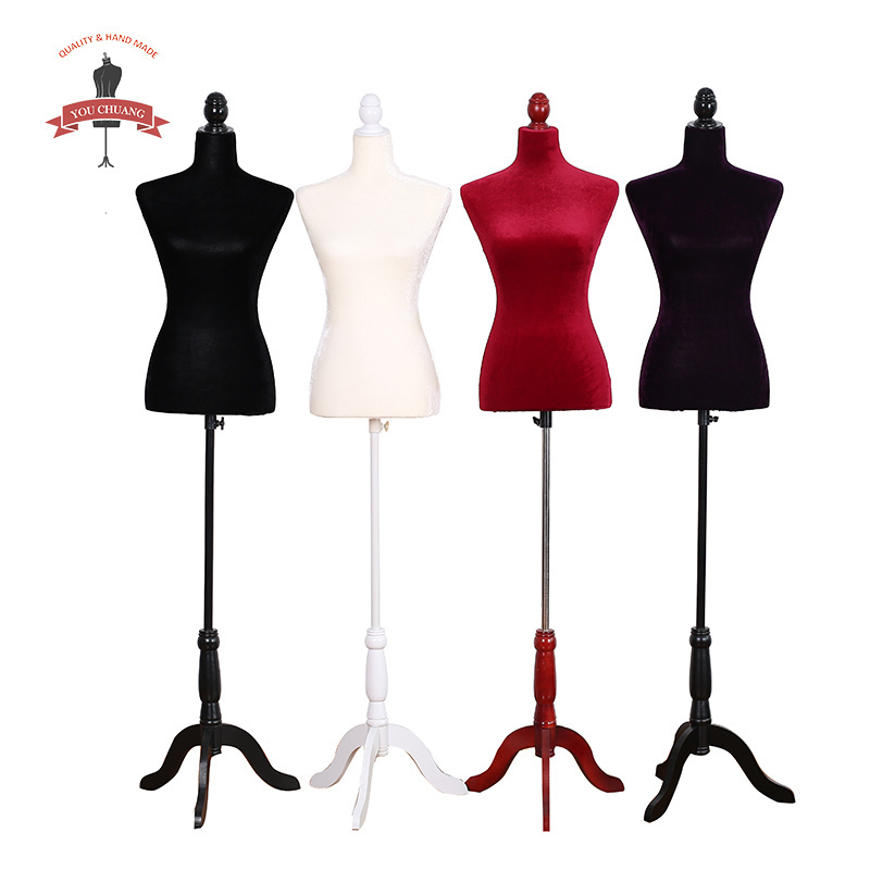 YCV005 Hot Design BLACK VELVET manikin doll dress form mannequin moving mannequin