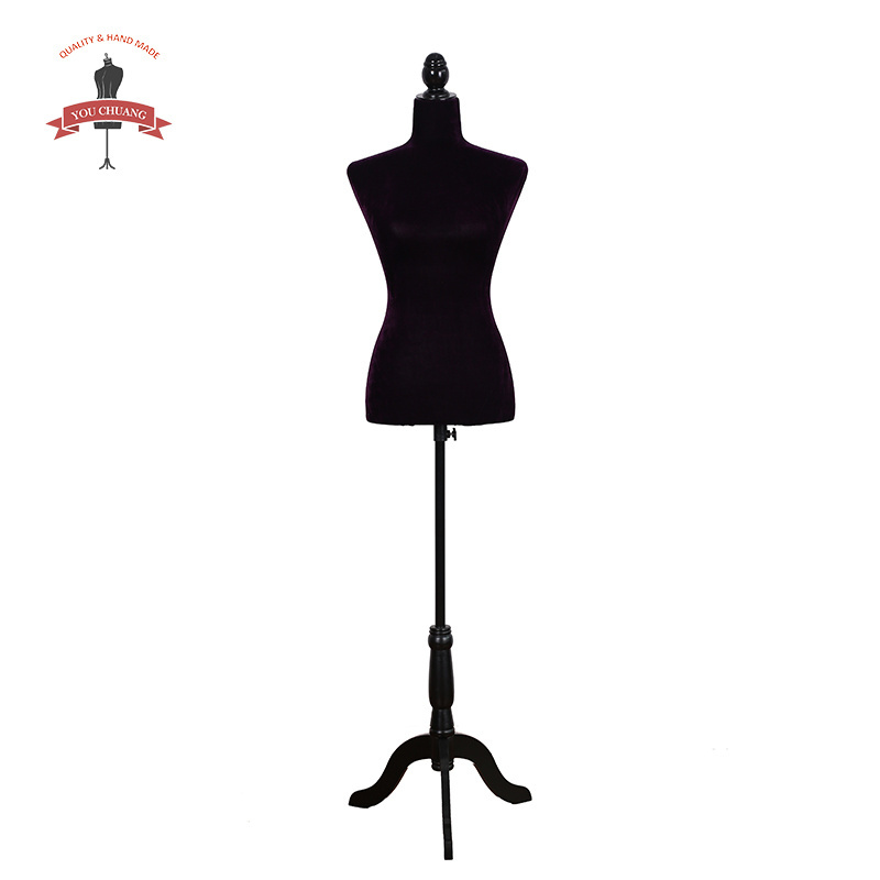 YCV005 Hot Design BLACK VELVET manikin doll dress form mannequin moving mannequin