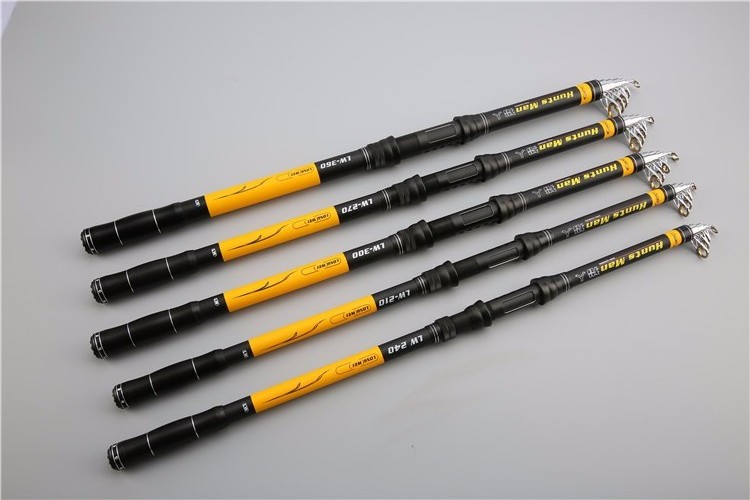 YOUME Carbon 2.1M 2.4M 2.7M 3.0M 3.6M Portable Telescopic Fishing Rod Spinning Fish Hand Fishing Tackle Super Hard Sea Rod