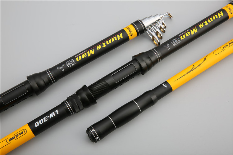 YOUME Carbon 2.1M 2.4M 2.7M 3.0M 3.6M Portable Telescopic Fishing Rod Spinning Fish Hand Fishing Tackle Super Hard Sea Rod