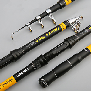 YOUME Carbon 2.1M 2.4M 2.7M 3.0M 3.6M Portable Telescopic Fishing Rod Spinning Fish Hand Fishing Tackle Super Hard Sea Rod