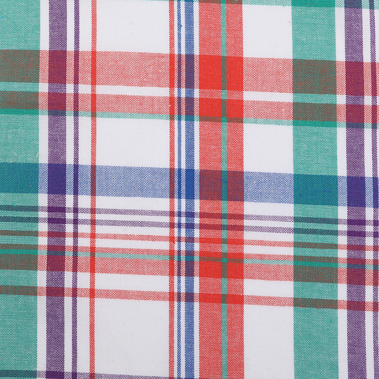 yongteng laslest lady's colorful cotton yarn dyed plaid fabric for dress