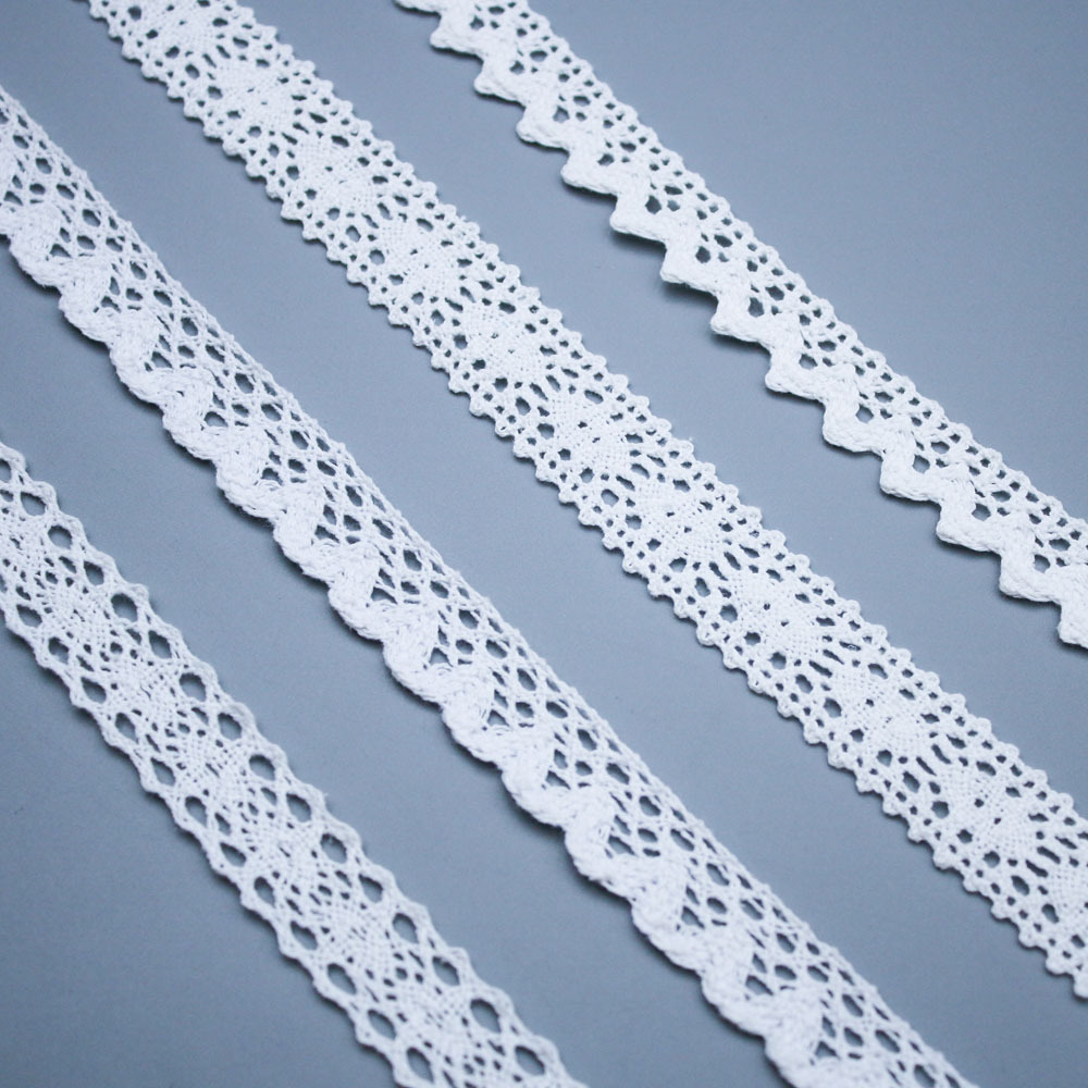 wholesale factory crochet lace trim 100% cotton lace trim for women clothing