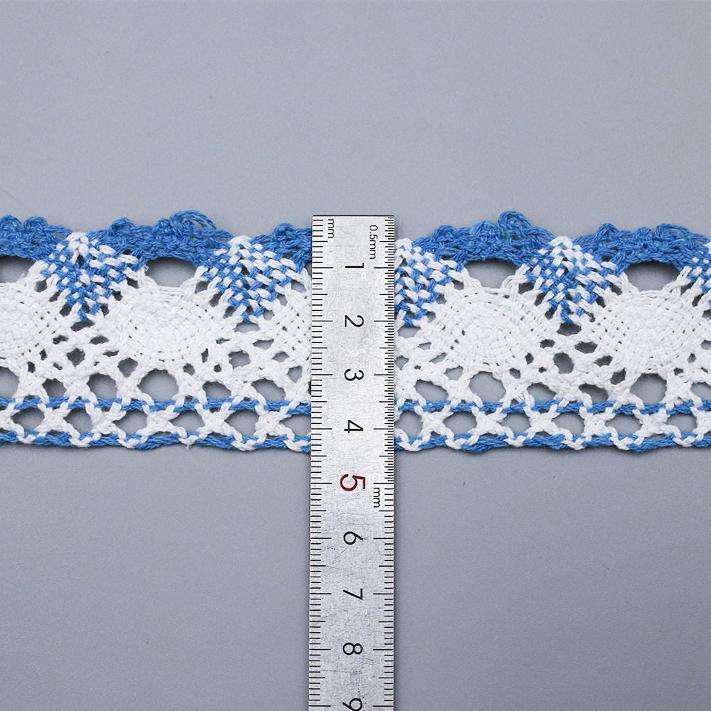 Factory price polyester cotton Lace ribbon Crochet Lace trim For Baby And Kid Clothes