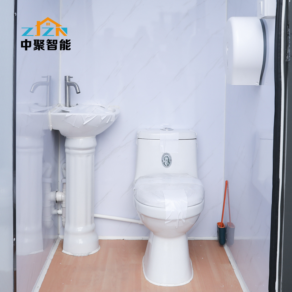 Verified manufacturers Low price luxury portable bathroom unit outdoor camping shower room and mobile wc toilet cabin for sale