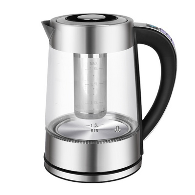 Electric Kettle Glass Temperature Control  1.8 L Electric Kettle  & with LED Indicator Light,Auto Shut-Off