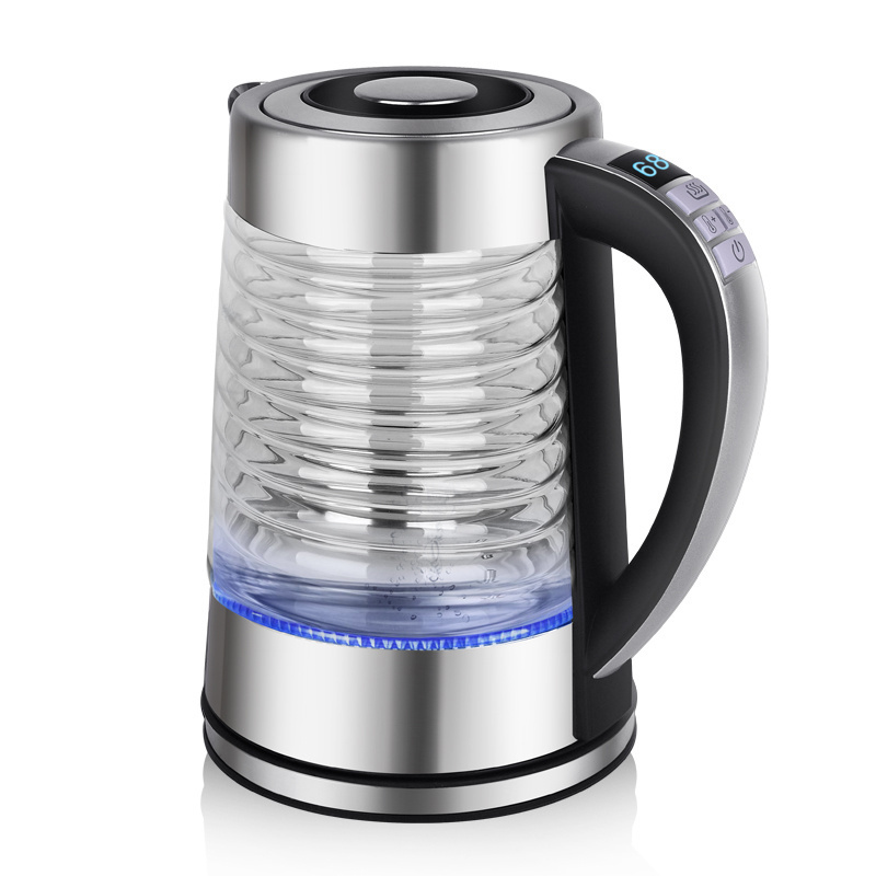 Electric Kettle Glass Temperature Control  1.8 L Electric Kettle  & with LED Indicator Light,Auto Shut-Off