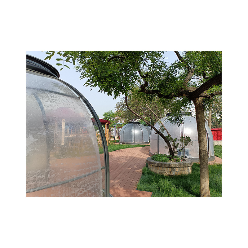 Zhentai Outdoor Transparent Roof Spa Cover Canopy Modern Sliding Polycarbonate Dome Enclosure