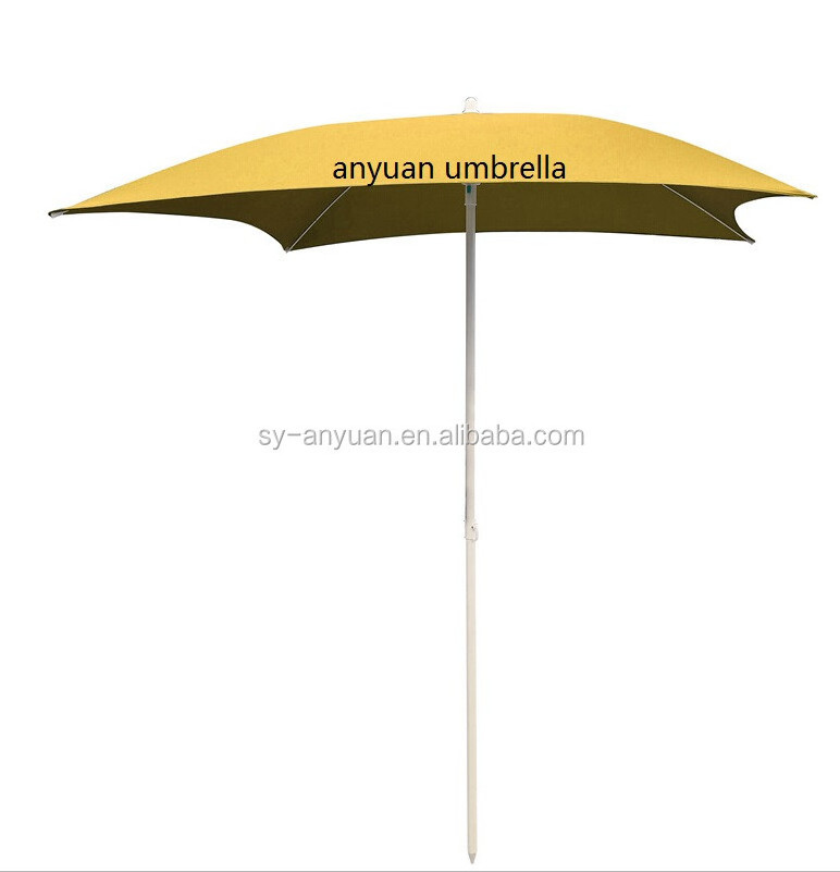 Shaoxing Shangyu Advertising square parasol promotional umbrella beach umbrella frame with printed