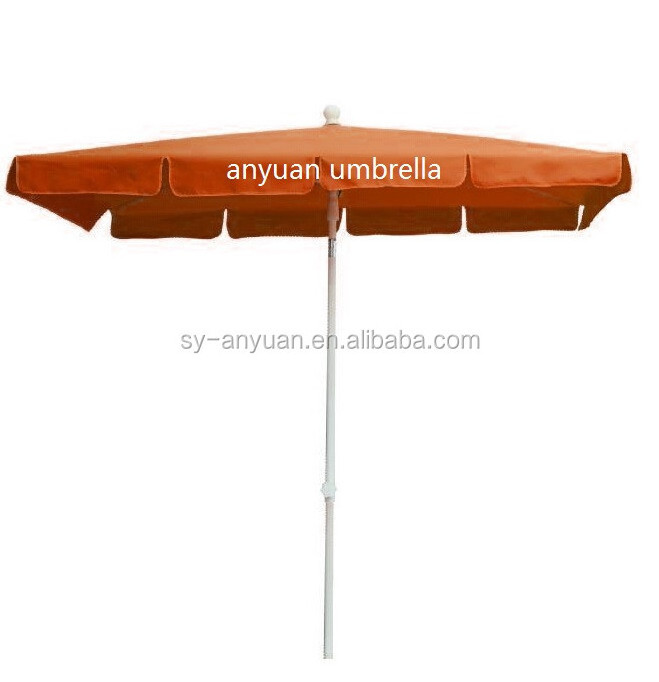 Shaoxing Shangyu Advertising square parasol promotional umbrella beach umbrella frame with printed