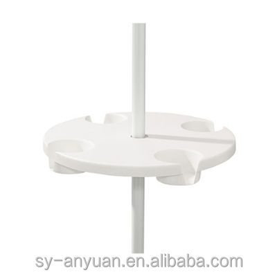 Patio Umbrella Parts Plastic Table for Beach Umbrella with hole