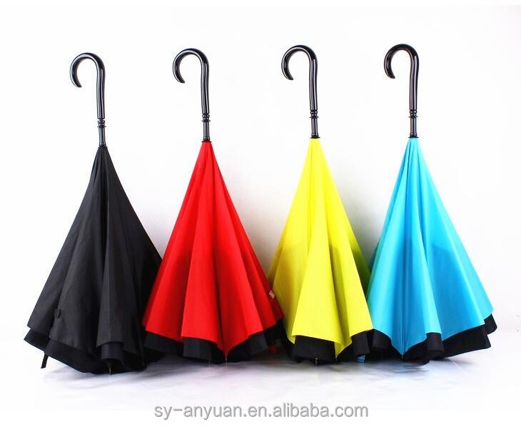 Popular Design No Drip Umbrella Rain Innovation Umbrella Upside Down