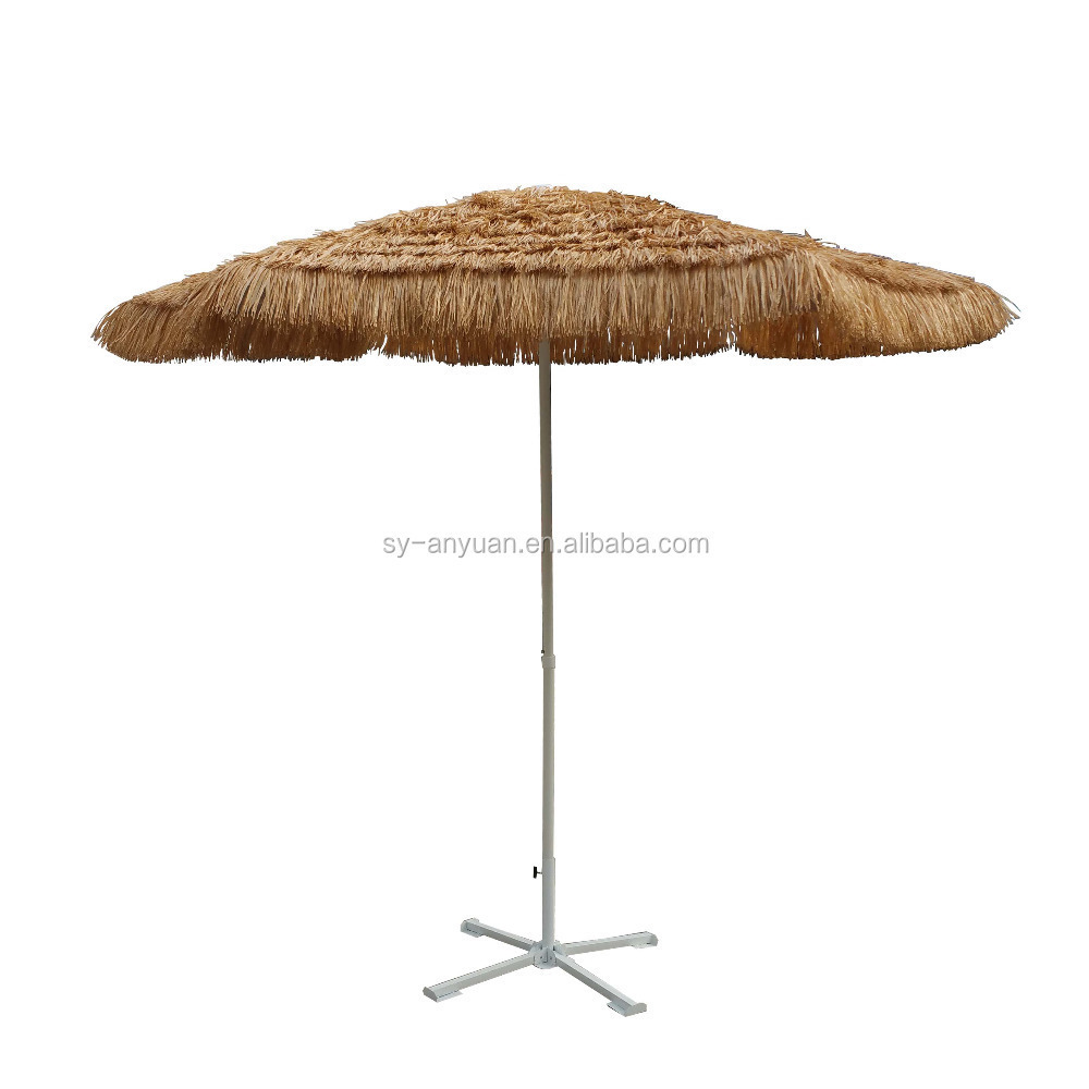 9 feet outdoor beach hawaii tiki grass sun umbrella parasol