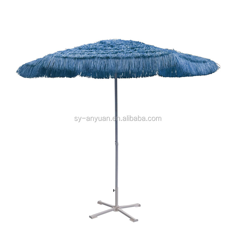 9 feet outdoor beach hawaii tiki grass sun umbrella parasol