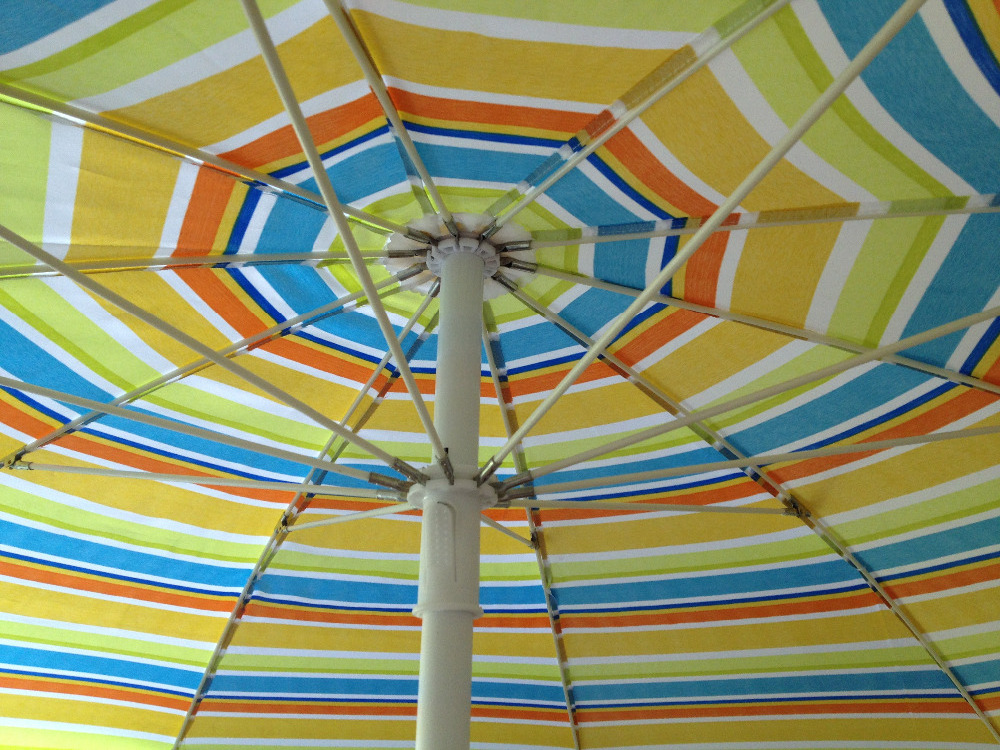 outdoor sun beach umbrella with cotton fringe