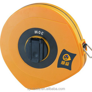 Yellow pipe diameter tape measure measuring tape 50 meter