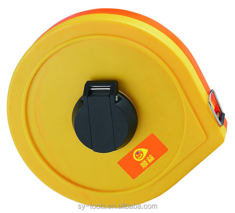 Yellow pipe diameter tape measure measuring tape 50 meter