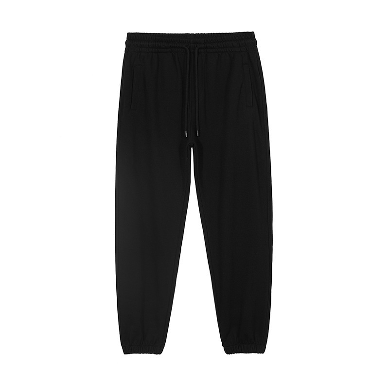 Manufacturer Custom Solid Color Unisex 350g Blank Sweatpants Men Sweatpants