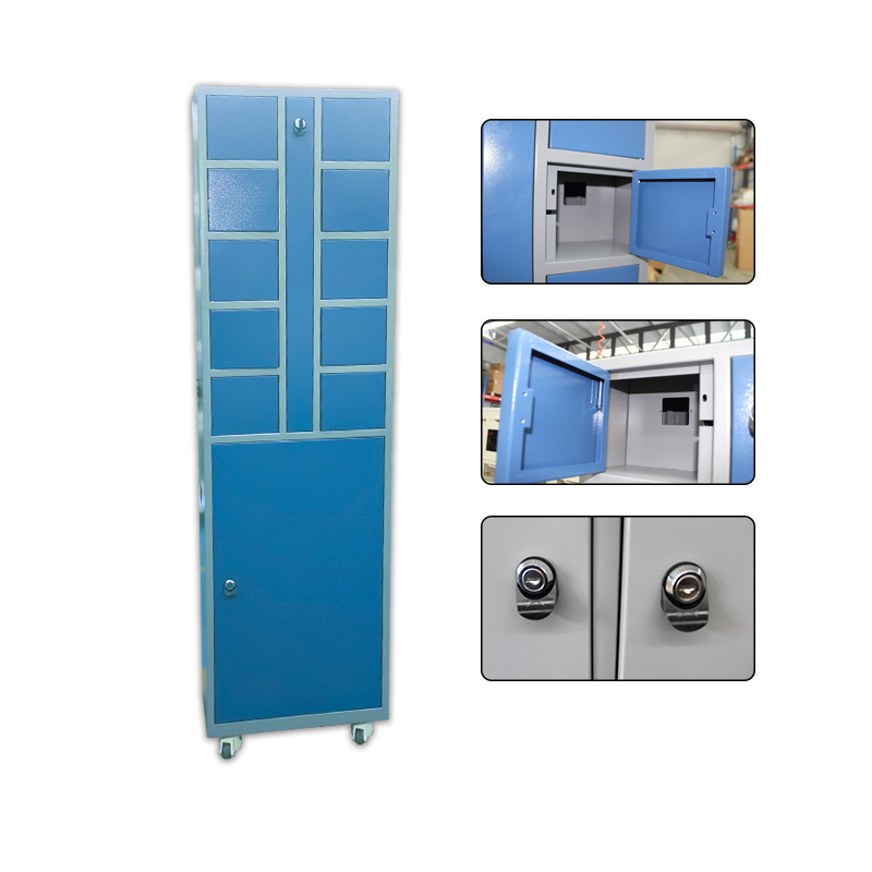 OEM ODM Factory New Design Steel Smart Bike Locker Storage Logistics Parcel Delivery locker for Apartment Supermarket