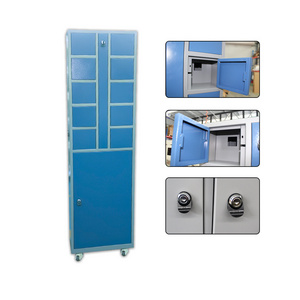 OEM ODM Factory New Design Steel Smart Bike Locker Storage Logistics Parcel Delivery locker for Apartment Supermarket