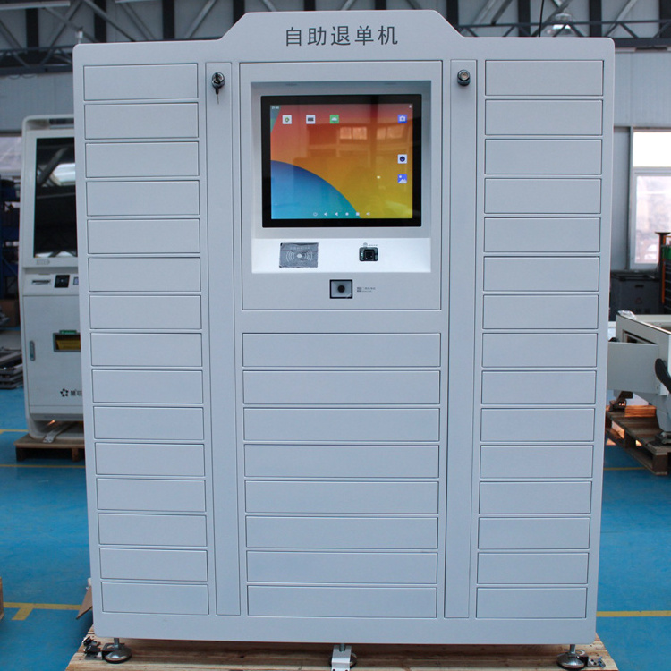 High Quality Steel Face Recognition Electronic Locker Seaside Beach Automatic Smart Metal Locker