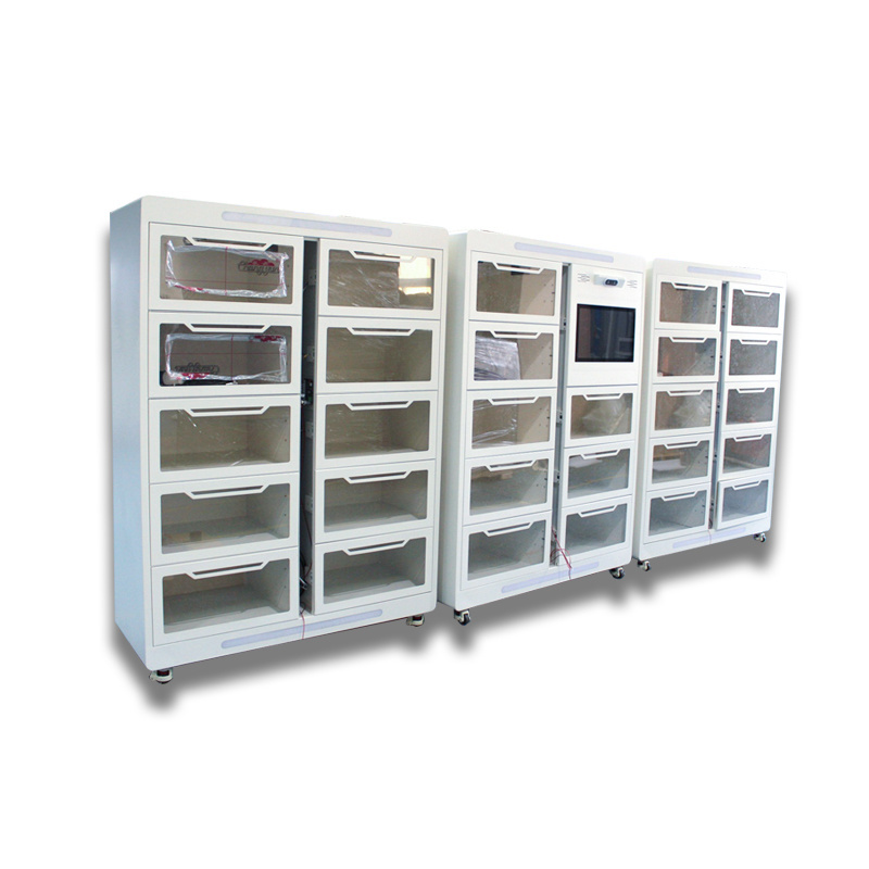 High Quality Steel Face Recognition Electronic Locker Seaside Beach Automatic Smart Metal Locker