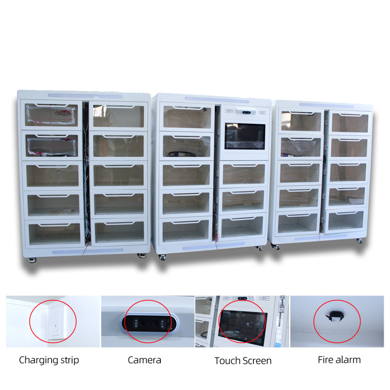 OEM ODM Factory New Design Steel Smart Bike Locker Storage Logistics Parcel Delivery locker for Apartment Supermarket