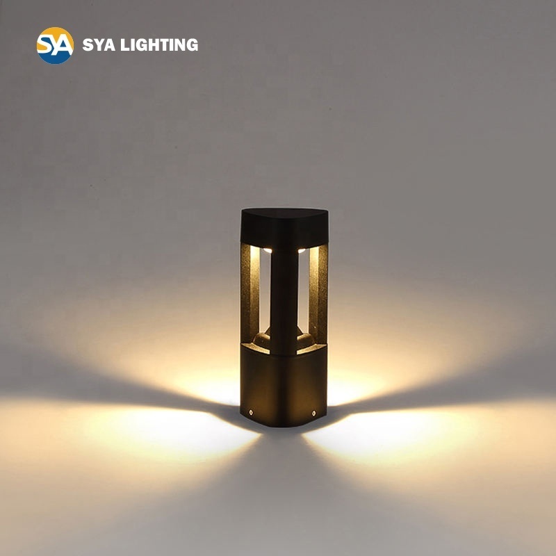 SYA-1204 Aluminum Landscape Pathway Highlight Modern LED Bollard Post Light Outdoor LED Lawn Light