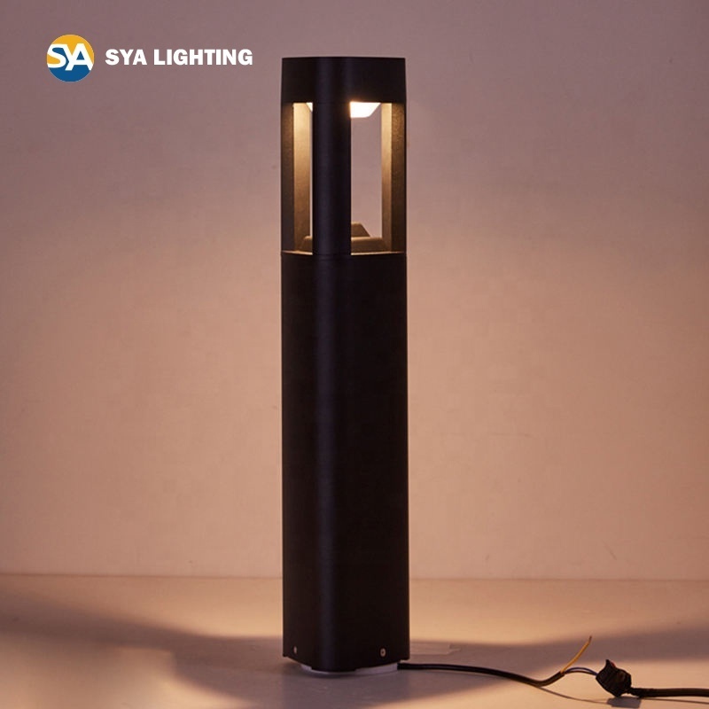 SYA-1204 Aluminum Landscape Pathway Highlight Modern LED Bollard Post Light Outdoor LED Lawn Light