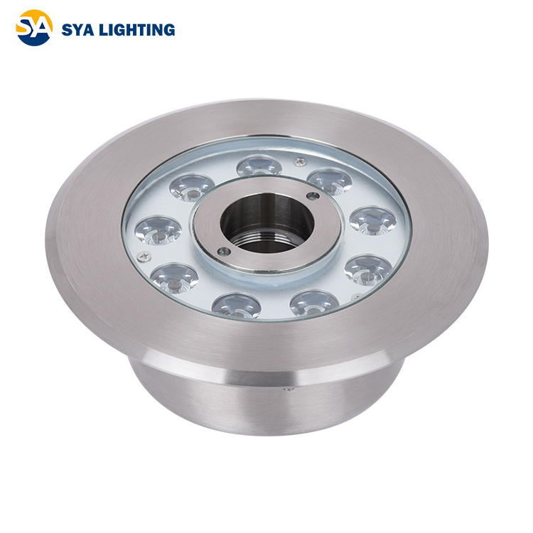 SYA-501 Wholesale AC DC 12V 24V IP68 Outdoor led circle fountain lamp ring led fountain lamp