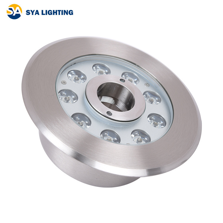 SYA-501 Wholesale AC DC 12V 24V IP68 Outdoor led circle fountain lamp ring led fountain lamp