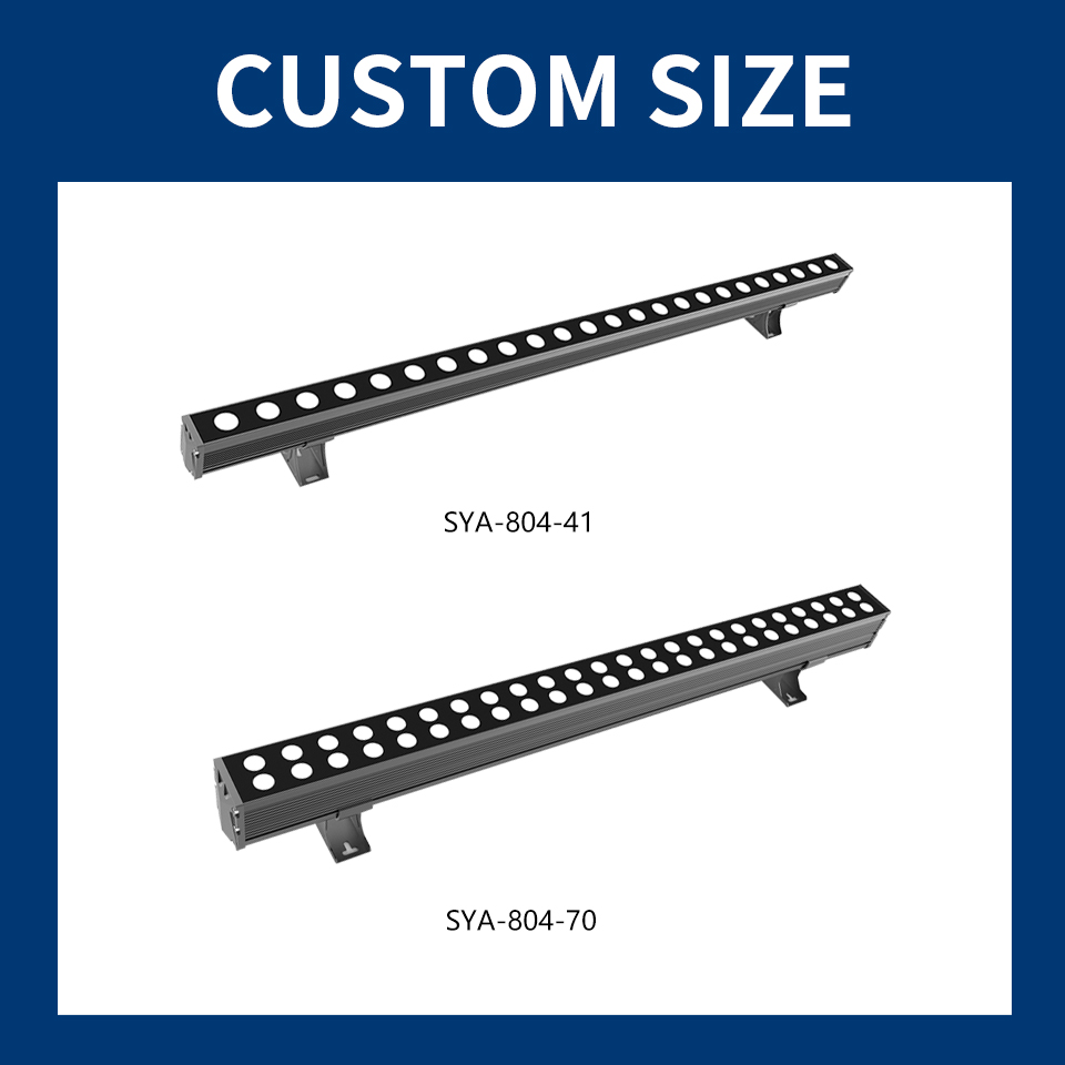 SYA-804 Wholesale New Innovations Linear Lamp  bar for Single building led External Wall Mounted Facade Lights