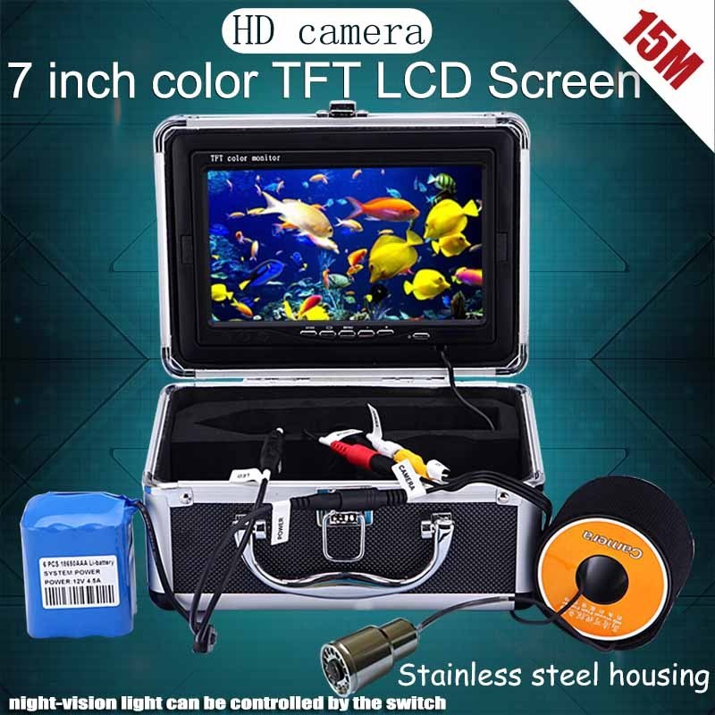 703 7 Inch Monitor Underwater Video Camera Fishing 30M Cable Professional marine Fish Finder Underwater Fishing Video Camera