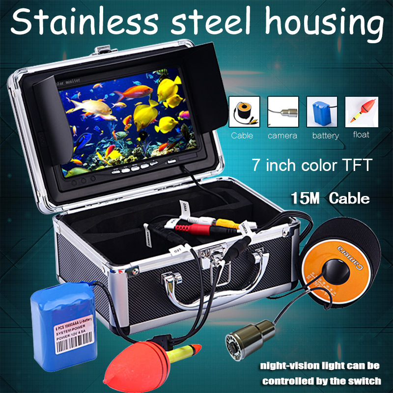 703 7 Inch Monitor Underwater Video Camera Fishing 30M Cable Professional marine Fish Finder Underwater Fishing Video Camera