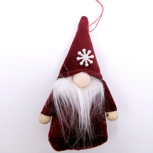 2023 New Style 5" Mini Gnomes With Coffee Christmas Hanging Gnomes Plush Gnomes Decoration Supplies