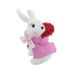 Easter Valentines Day Gift 2024 Other Party Decorations Kids Party Favors Pink White Rabbit Figurine Decor for Wedding