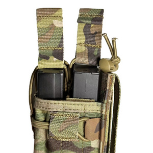 Gray Dot AK Open Spare Mags Chest Rig Tactical Pouch Training Vest Pouch