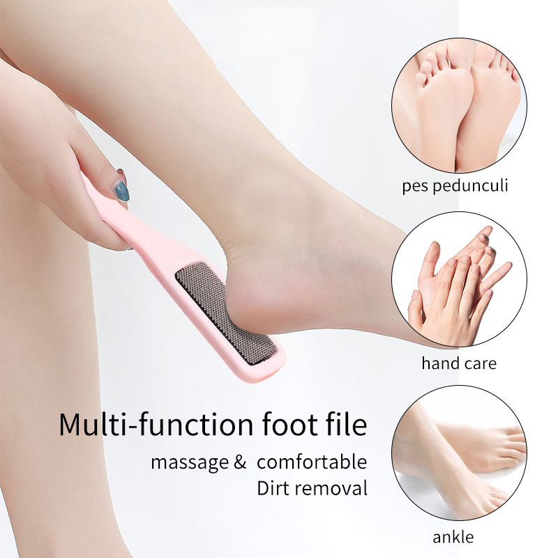 LMLTOP Plastic Pedicure Foot Scrubber Heel Scraper For Dead Skin Removal SY504 Custom Foot File Callus Remover For Feet File