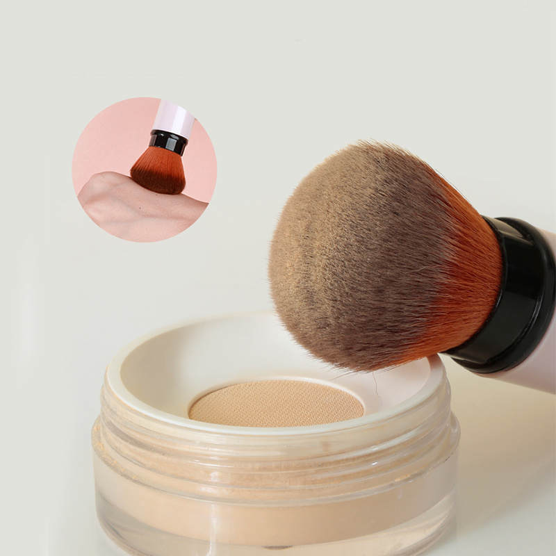 Manufacturer Unbranded Makeup Powder Brush Private Label Refillable Loose Powder Brush Portable Retractable Brush SY600