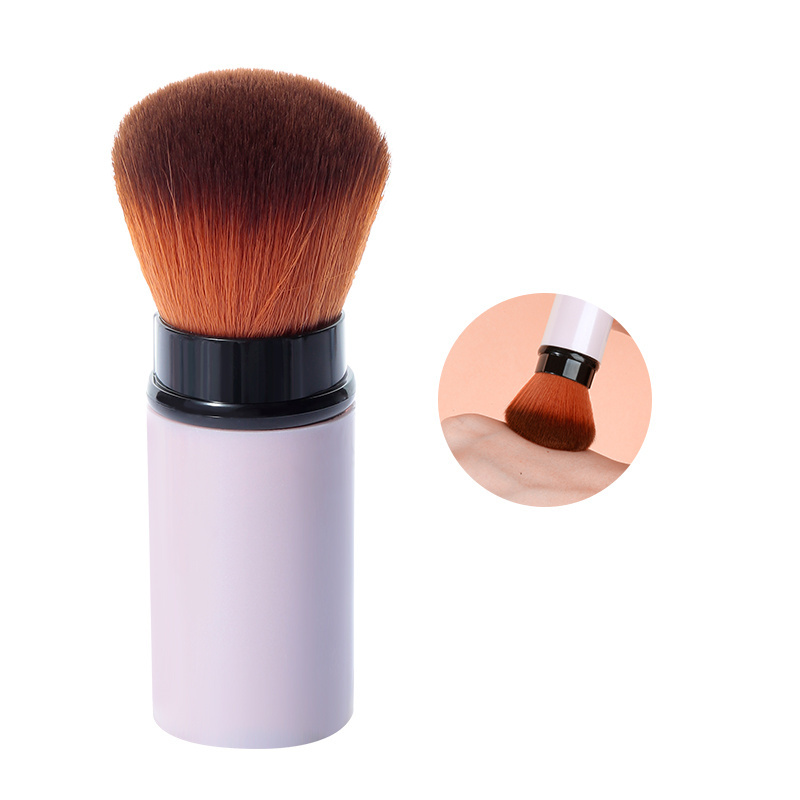 Manufacturer Unbranded Makeup Powder Brush Private Label Refillable Loose Powder Brush Portable Retractable Brush SY600