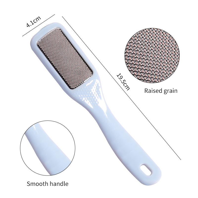 LMLTOP Plastic Pedicure Foot Scrubber Heel Scraper For Dead Skin Removal SY504 Custom Foot File Callus Remover For Feet File