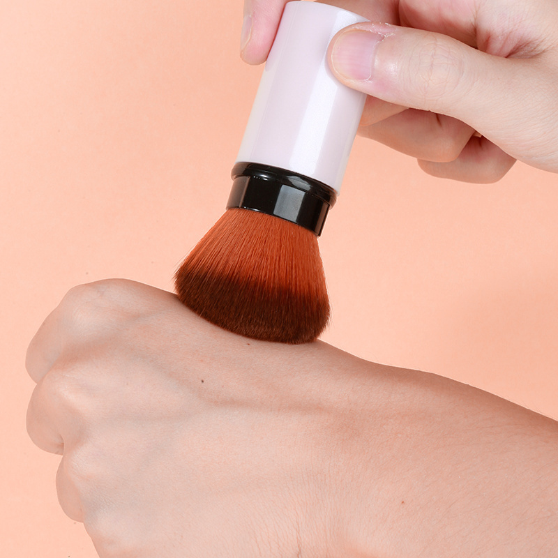 Manufacturer Unbranded Makeup Powder Brush Private Label Refillable Loose Powder Brush Portable Retractable Brush SY600