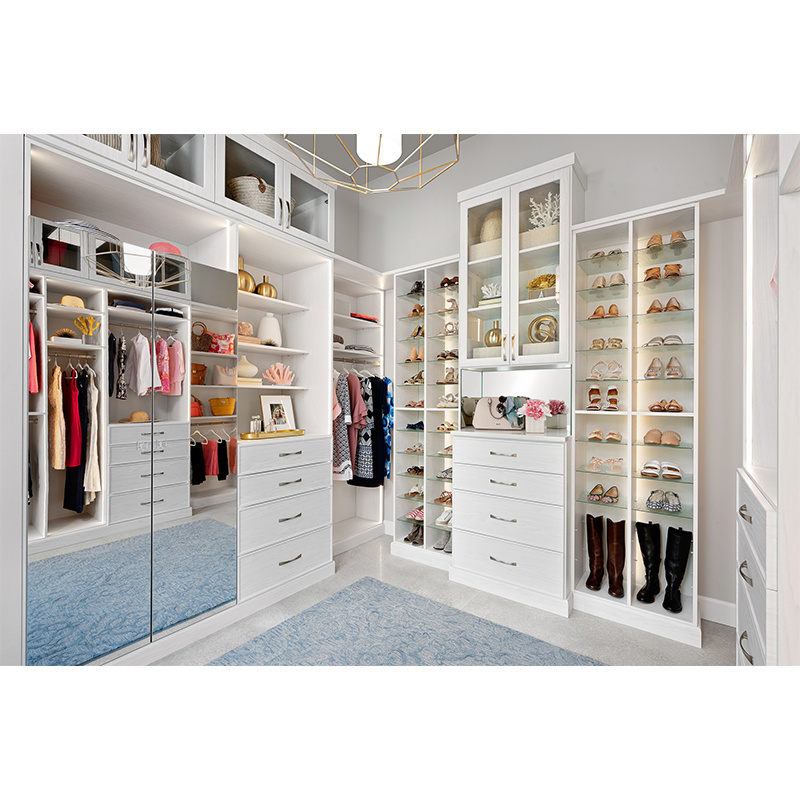 Design your own wardrobe custom closet linen storage cabinet